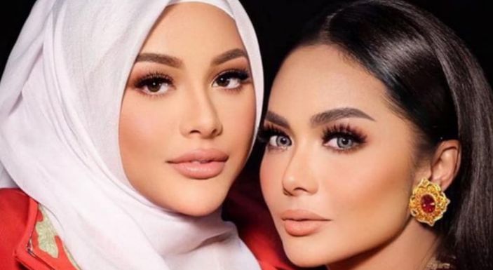 Potret Aurel Hermansyah denga Krisdayanti.