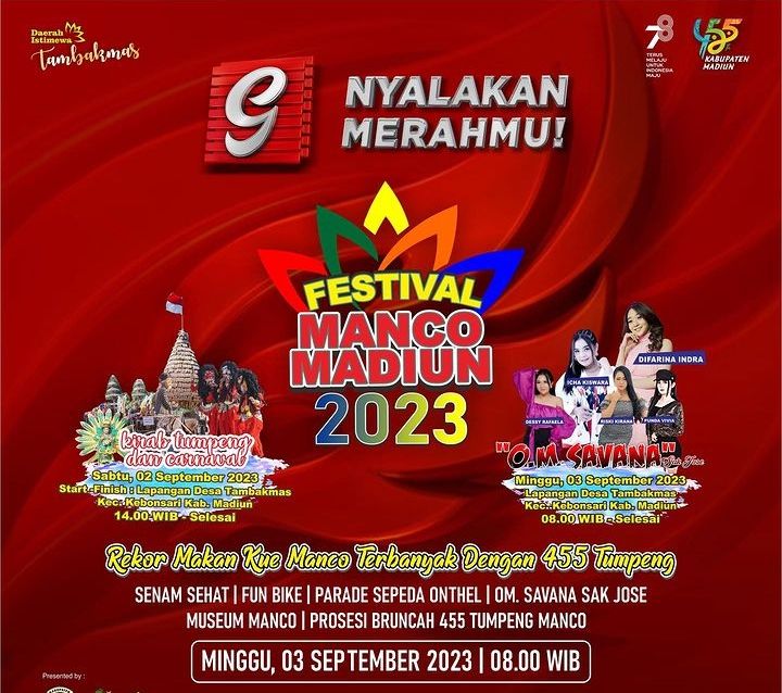 Hari Jadi Kabupaten Madiun ke 455: Saksikan Festival Manco Madiun 2023, Cari Tahu Disini Tanggalnya