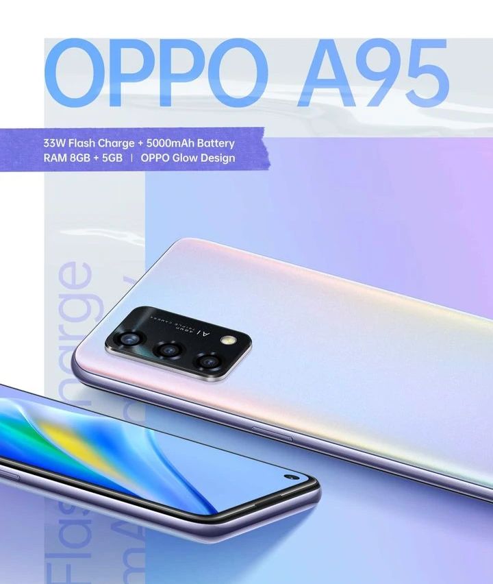 Spesifikasi Oppo A95, HP Tangguh Baterai Tahan Lama