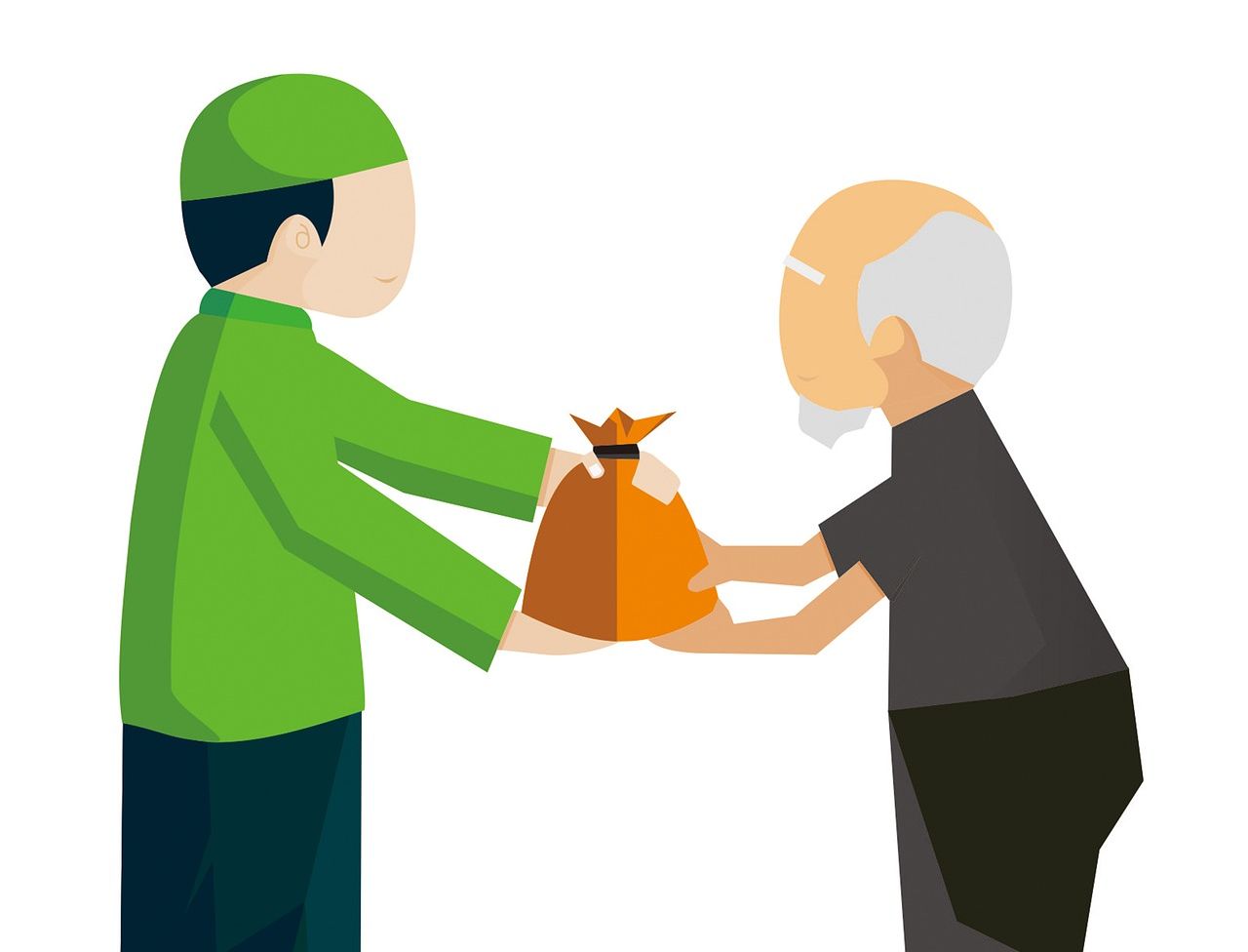 Ilustrasi weton yang dilimpahkan rezeki karena kebiasaan ibadah sedekah