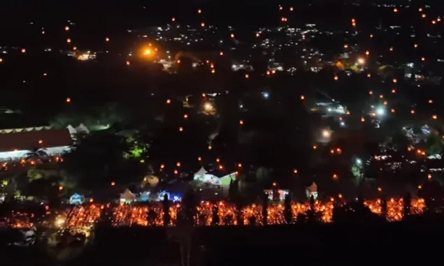 Ribuan Lampion Tutup Rangkaian Perayaan Waisak 2567 BE