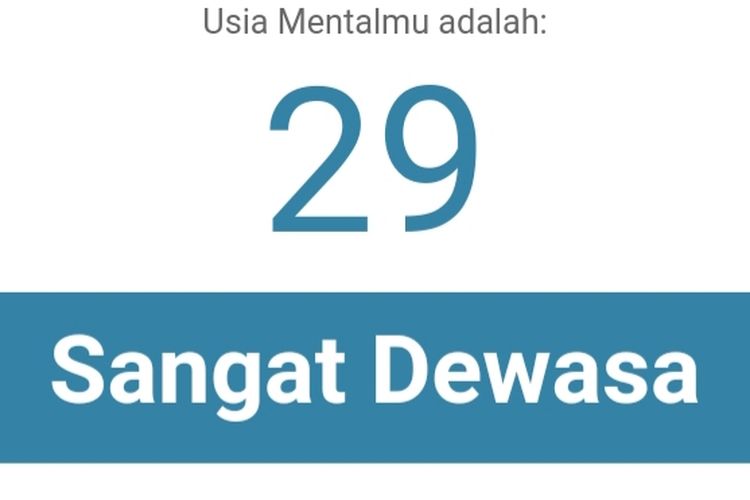 Kuis Mental Age Test Di Link Indonesia Viral Tiktok Cara