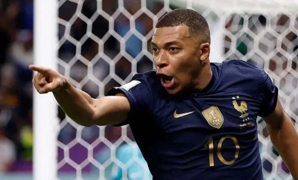 Pemain timnas Prancis, Mbappe.