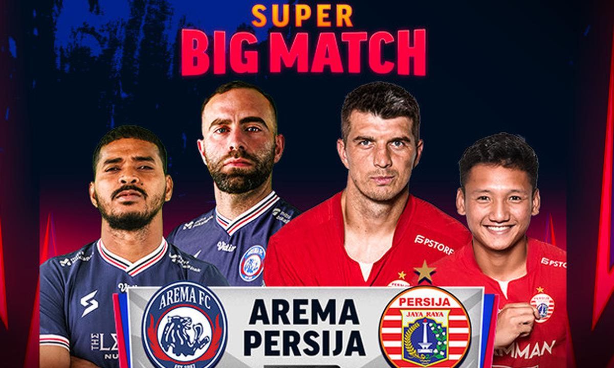 Live Streaming Arema FC vs Persija di Liga 1 2022-2023 tersaji pada Minggu 28 Agustus 2022 pukul 20.30 WIB 