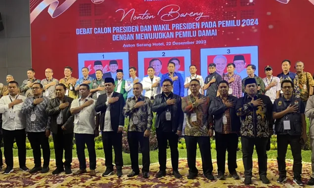 Gelar Nobar Debat Cawapres 2024, KPU Banten: Tetap Riang Gembira, Santai, Rilek dan Tidak Tegang…