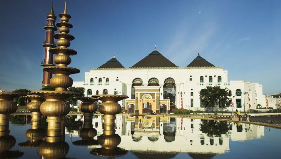 Masjid Agung Palembang/trip plus/