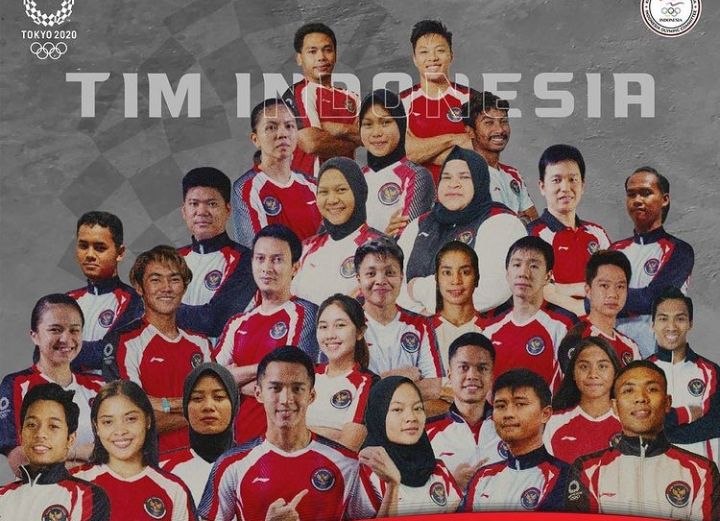 Olimpiade atlet tokyo indonesia Resmi, Indonesia
