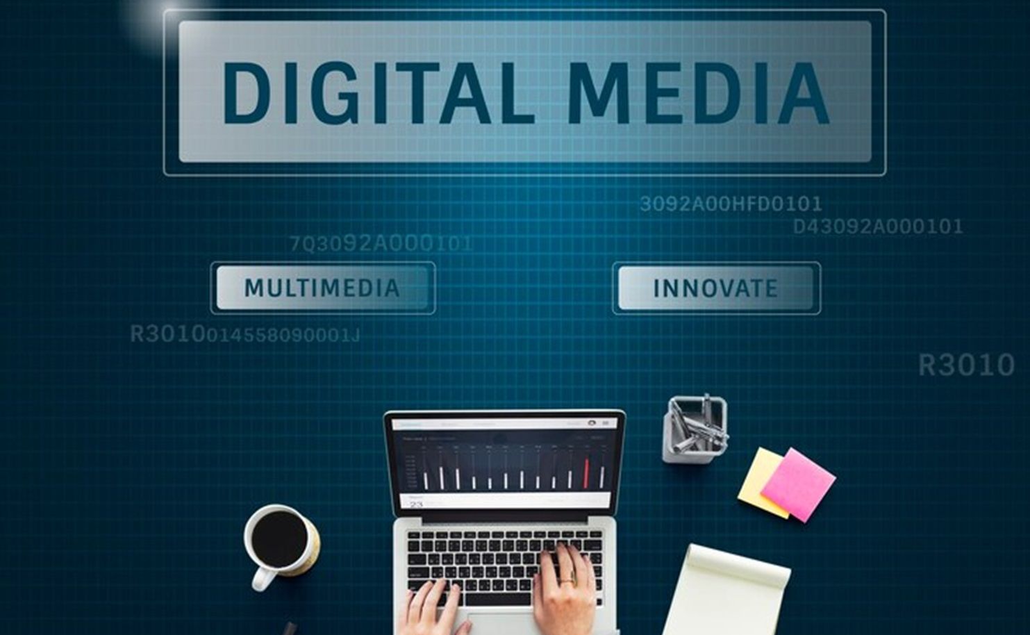 Ilustrasi media digital.
