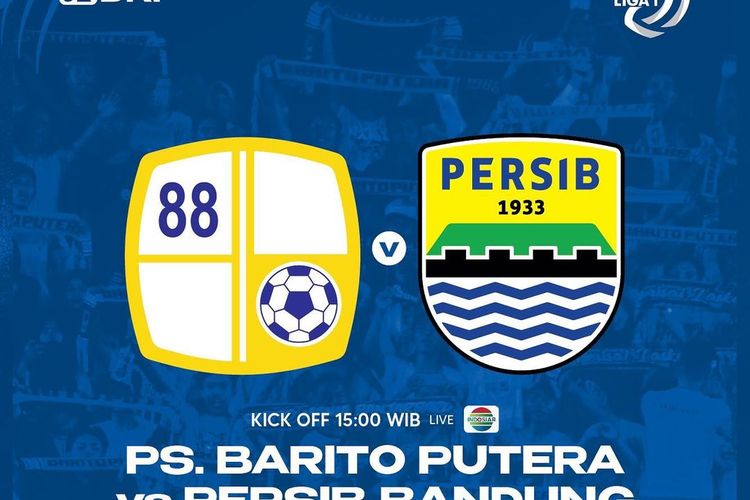 Link Live Streaming Bri Liga Barito Putera Vs Persib Bandung Hari Ini Nonton Siaran Langsung