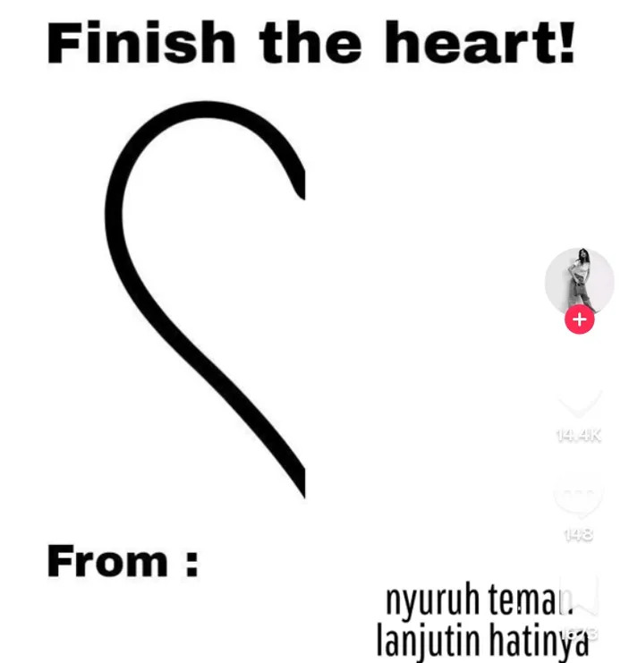 Apa Arti Finish the Heart Drawing yang Sedang Trend di TikTok? Berikut ...