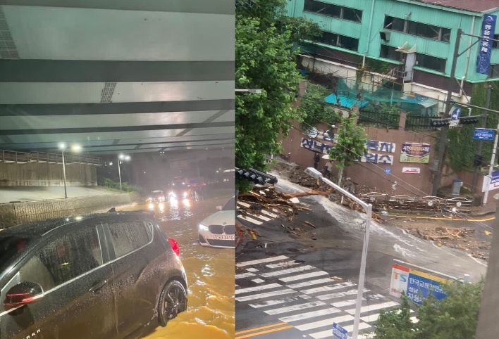 Banjir Parah Melanda Seoul Korsel Sejak Malam, 7 Tewas dan 6 Hilang