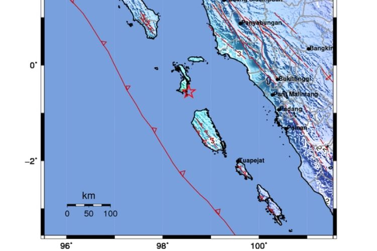 Info Gempa Hari ini: Gempa Magnitudo 5,4 Guncang Sumut Pukul 21.12 WIB