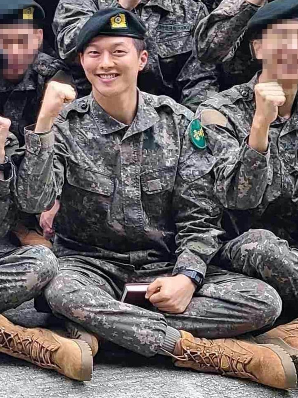 Foto Jang Ki Yong di militer