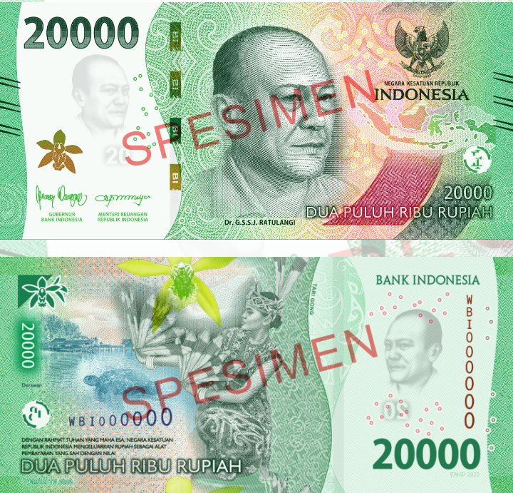 Uang baru Rp20.000