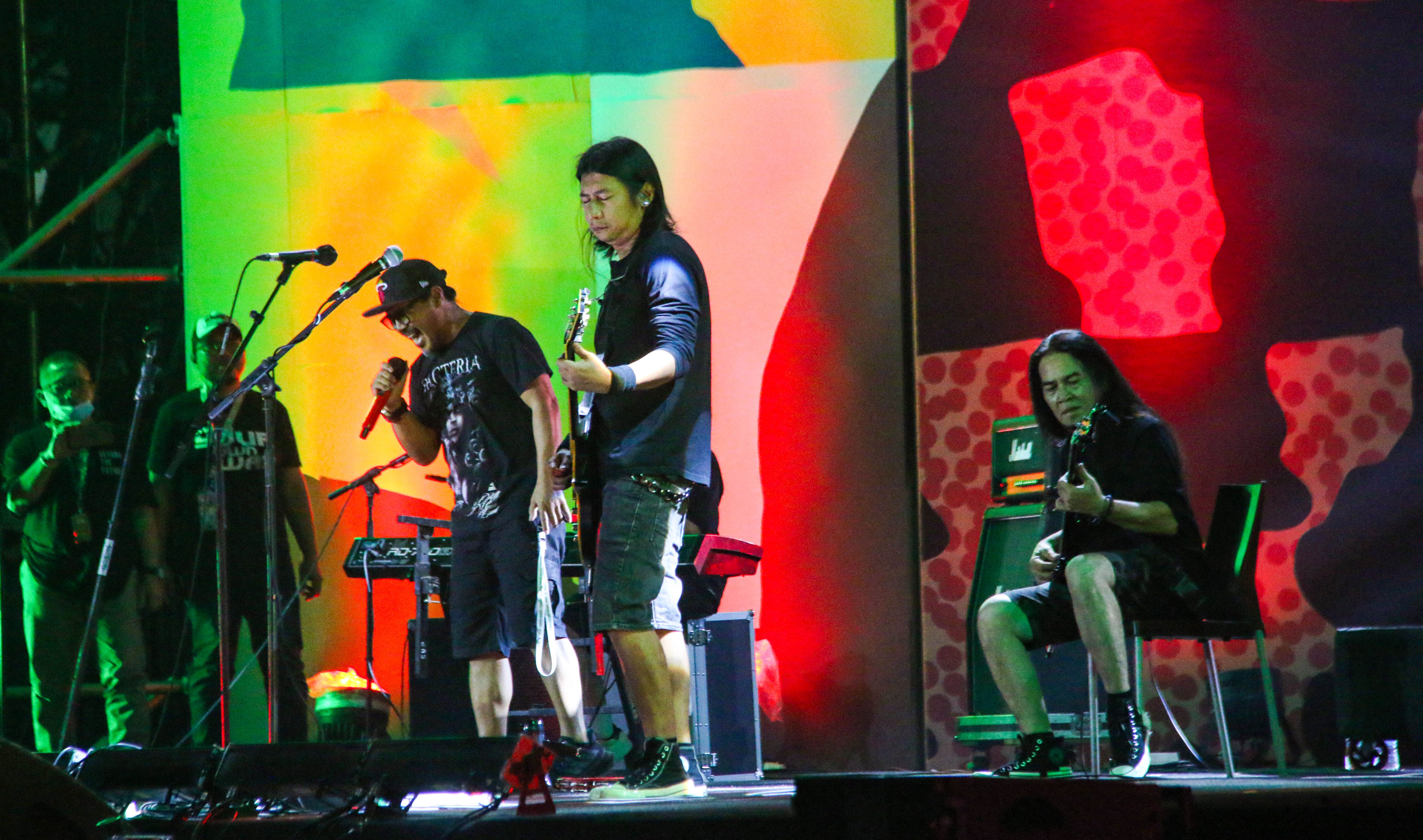Jamrud tampil di panggung Synchronize Fest, Jumat 1 September 2023.