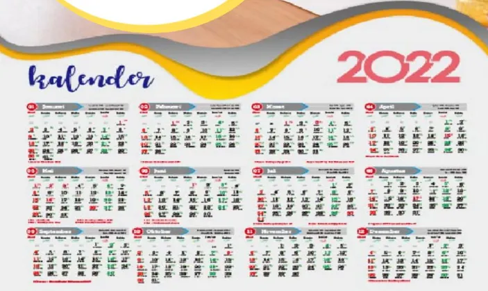 Link Download Kalender Atau Penanggalan Jawa Tahun 2022 Format PDF ...