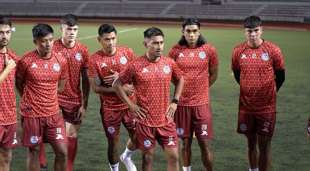 Persiapan timnas Filipina untuk melawan timnas Indonesia/