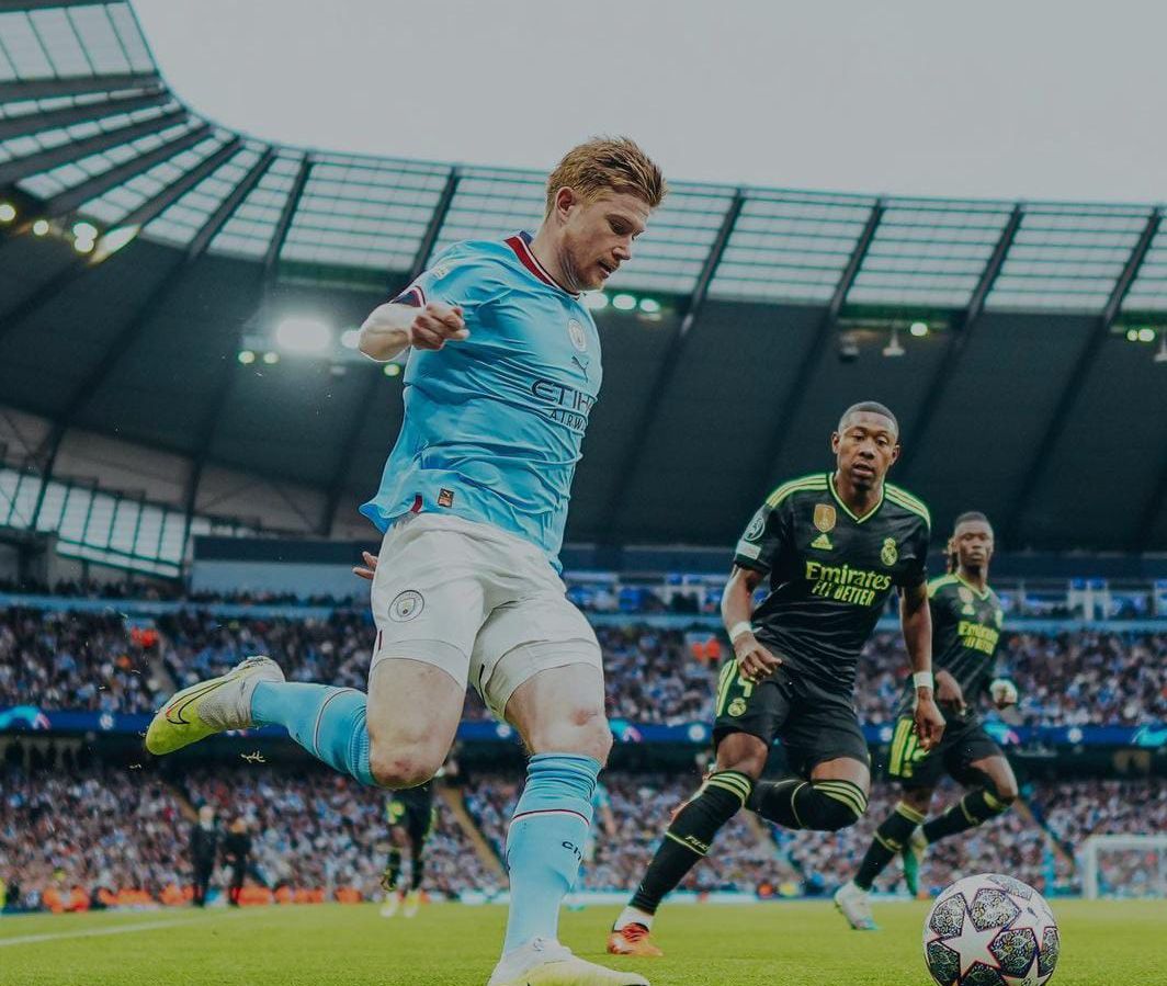 Pemain Manchester City Kevin de Bruyne 