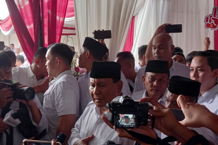 Bahas Cawapres di Pilpres 2024, Prabowo: Saya Belum Tahu Sampai Saat Ini