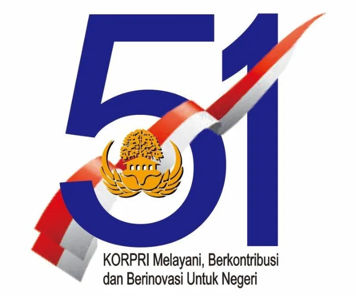 Tema Dan Logo HUT Korpri 2022 Ke 51 Format PNG Yang Dapat Didownload ...