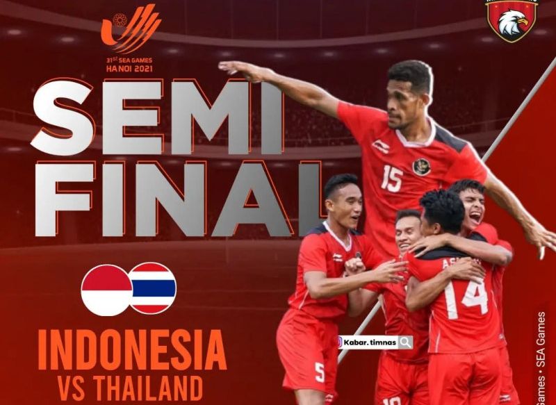LINK NONTON LIVE STREAMING Indonesia vs Thailand Semifinal Sea Games 2021 Hari Ini GRATIS/LINK NONTON LIVE STREAMING Indonesia vs Thailand Cuma Di Sini