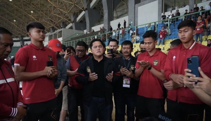 Dosen Psikologi Olahraga menjelaskan lima dampak psikologis Timnas Indonesia pasca pembatalan tuan rumah Piala Dunia U-20.*/Instagram/@erickthohir