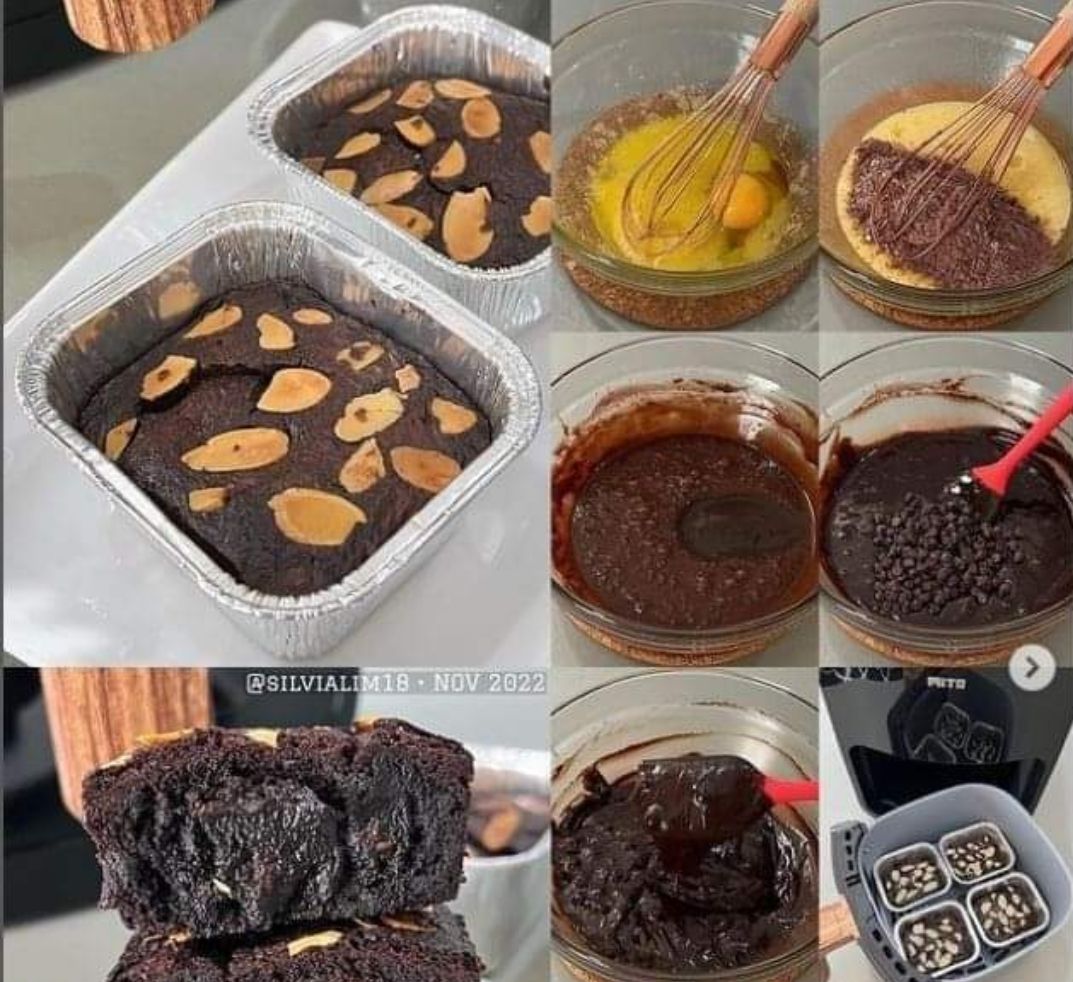 Resep Brownies Fudgy Dan Chewy, Yang Praktis Memakai Air Fryer - Halaman 2