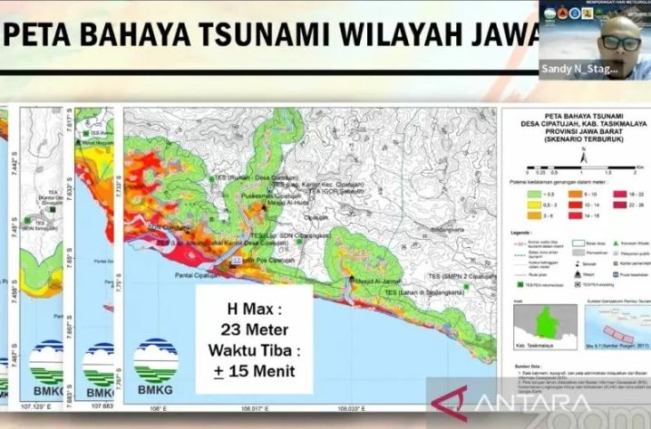 Tasikmalaya Terancam Tsunami, BMKG Petakan Wilayah Ini Bahaya Tsunami ...