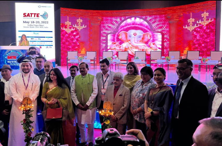 Pameran pariwisata SATTE 2022 di India.