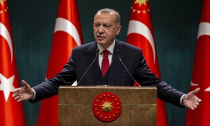 Presiden Recep Tayyip Erdoğan . 