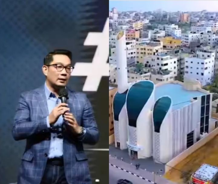 Masjid Syekh Azlin Rancangan Ridwan Kamil Sudah Berdiri Tegak, Masyarakat Palestina Bisa Kembali Laksanakan Tarawih