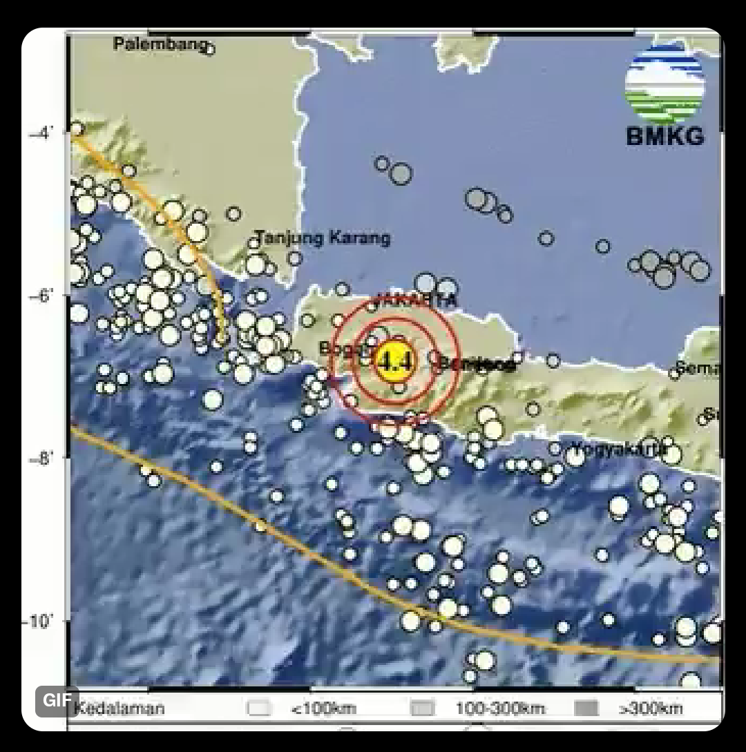Telah terjadi gempa 4.4 Magnitudo di Kabupaten Cianjur, Jawa Barat, pada Selasa 24 Januari 2023 dini hari.