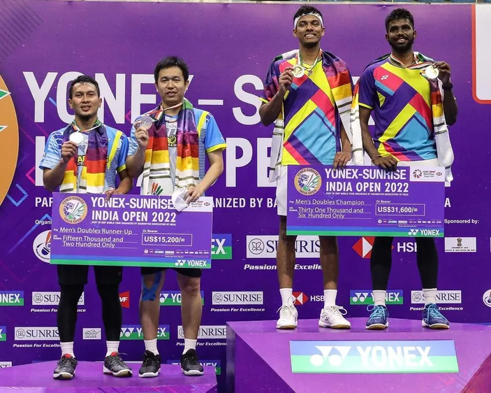 Intip Poin Ranking BWF HendraAhsan Usai India Open 2022, Salip Marcus