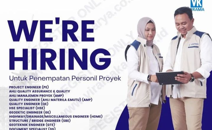 Loker Bumn Terbaru Pt Virama Karya Penempatan Seluruh Wilayah