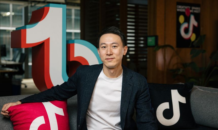 Shou Zi Chew, CEO aplikasi TikTok.