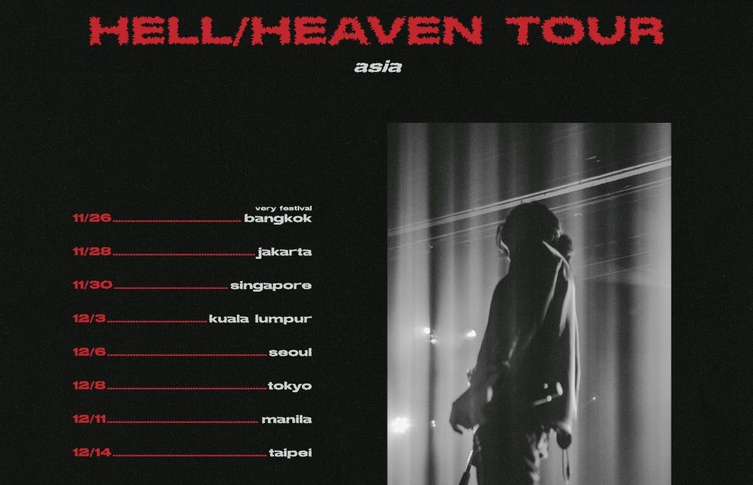 Poster Hell Heaven Tour -  Keshi Akan Gelar Konser di Indonesia Pada November 2022, cek Tanggal, Lokasi dan Harga Tiket 