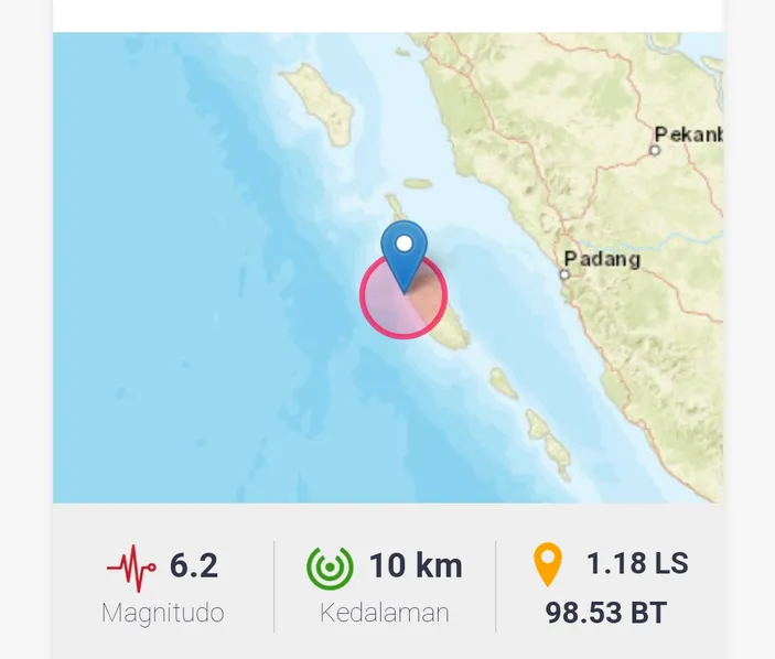 Info Gempa Terkini Mentawai Hari Ini 11 September 2022, Barusan Terjadi ...