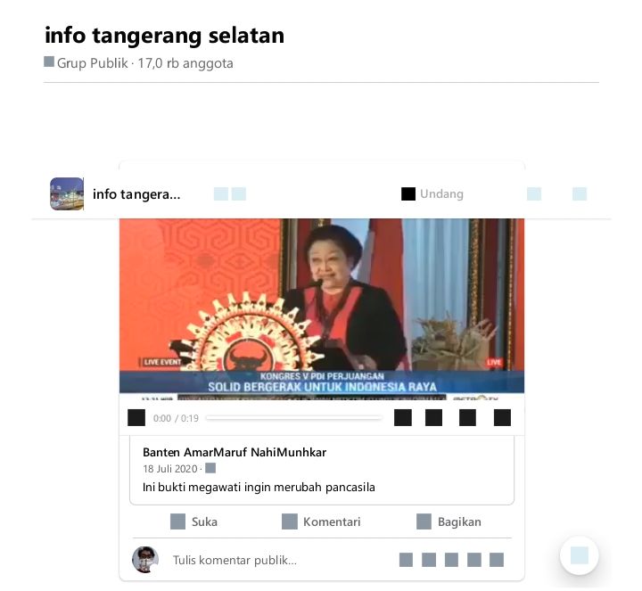 Megawati Soekarnoputri Terbukti Ingin Merubah Pancasila dalam Sebuah Video? Cek Faktanya