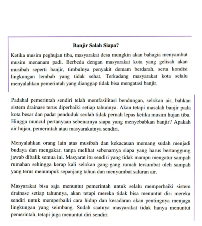 Soal PAT Bahasa Indonesia Kelas 9 Semester 2 Lengkap Dengan Kunci ...