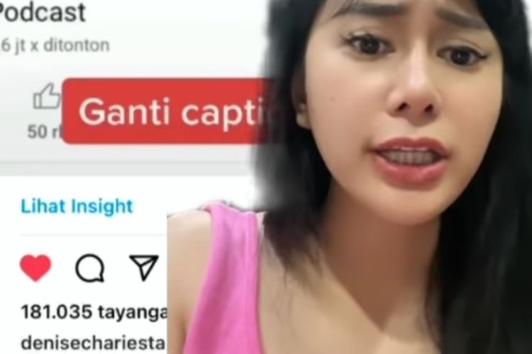 Denise Chariesta Ngamuk Deddy Buat Caption Wanita Murahan Di Video Youtubenya Zona Pekanbaru