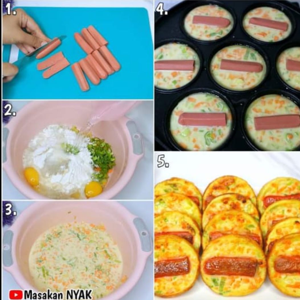 Yuk Bikin Marsoyur Alias Martabak Sosis Sayur