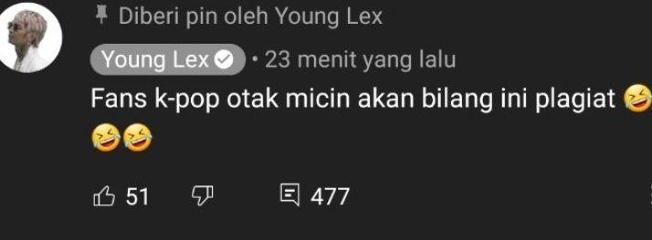 Komentar Young Lex 
