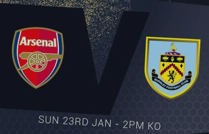 Arsenal vs Burnley malam ini, Minggu, 23 Januari 2022. Simak link nonton live streaming, H2H, prediksi pemain, dan prediksi skor.