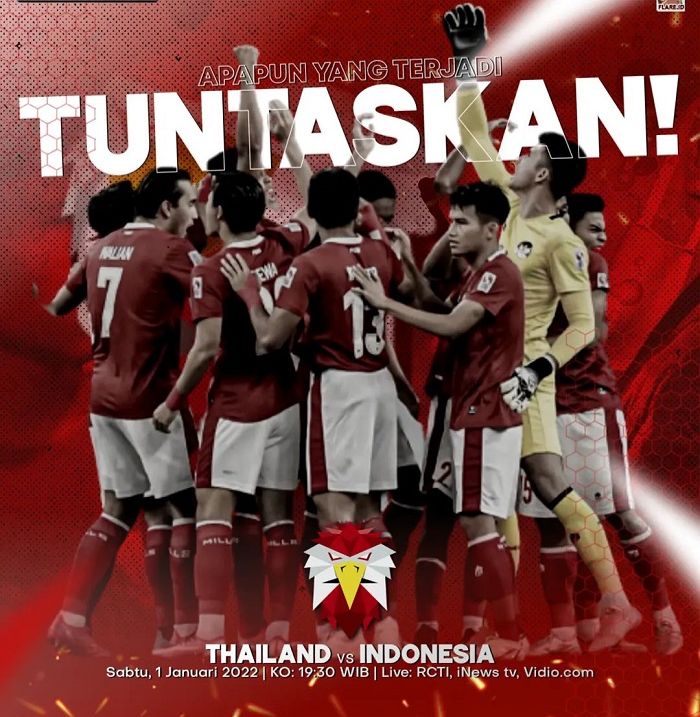 Para pemain Timnas Indonesia bersiap membalas kekalahan atas Thailand