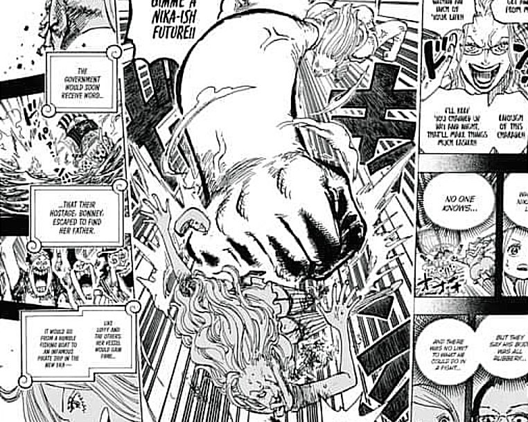 One Piece 1101: Teknik Distortion Future Milik Bonney Jadikan Buah Iblis Toshi Toshi no Mi Overpower