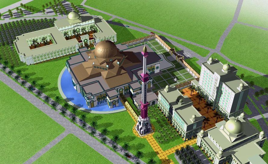 Master Plan Kawasan Jakarta Islamic Center (JIC) yang berada di Koja Jakarta Utara