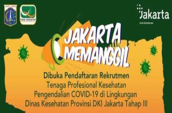 Lowongan Kerja Juni 2021 Dinas Kesehatan Dki Jakarta Buka Posisi Tenaga Profesional Kesehatan Covid 19 Pikiran Rakyat Bekasi
