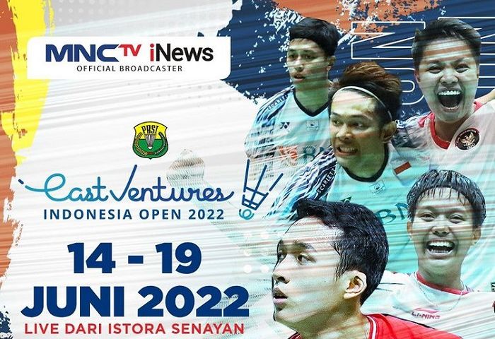 2 Link Siaran Langsung Indonesia Open 2022, Daftar Dan Jadwal Wakil ...