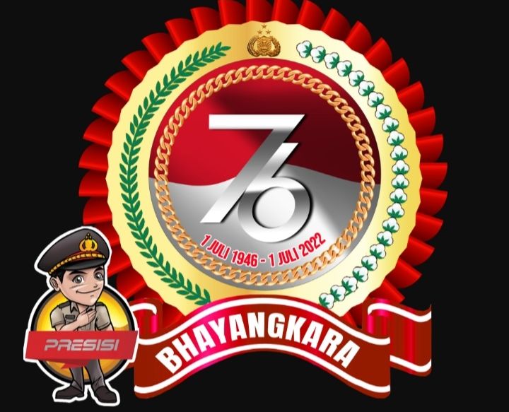 Download Logo HUT Bhayangkara 2022 ke 76 PNG yang Memiliki Desain serta  Motif Simple dan Elegan - Media Jabodetabek