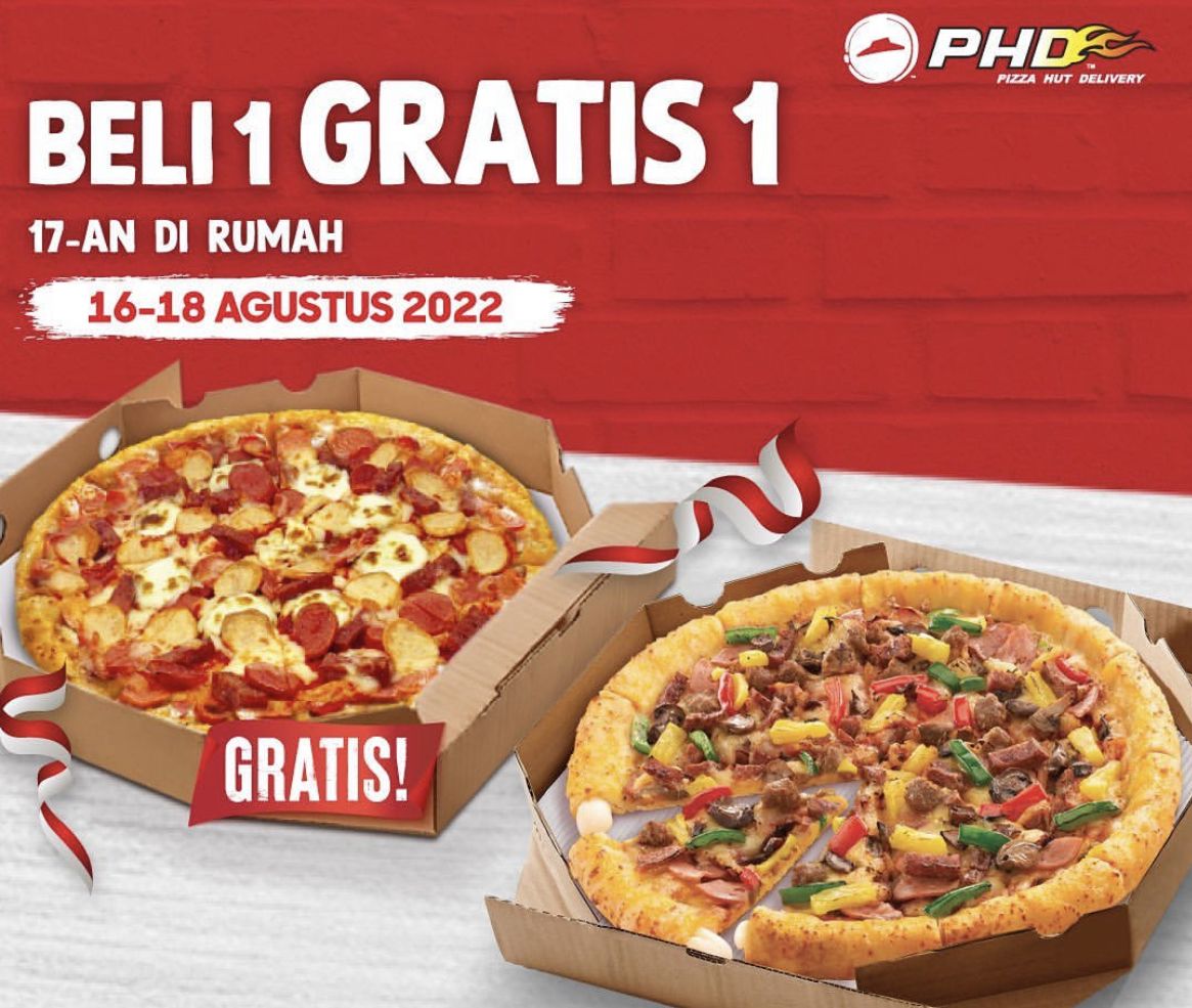 3 PROMO Merdeka HUT RI Ke 77 Dalam Rangka 17 Agustus 2022, Ada Pizza ...